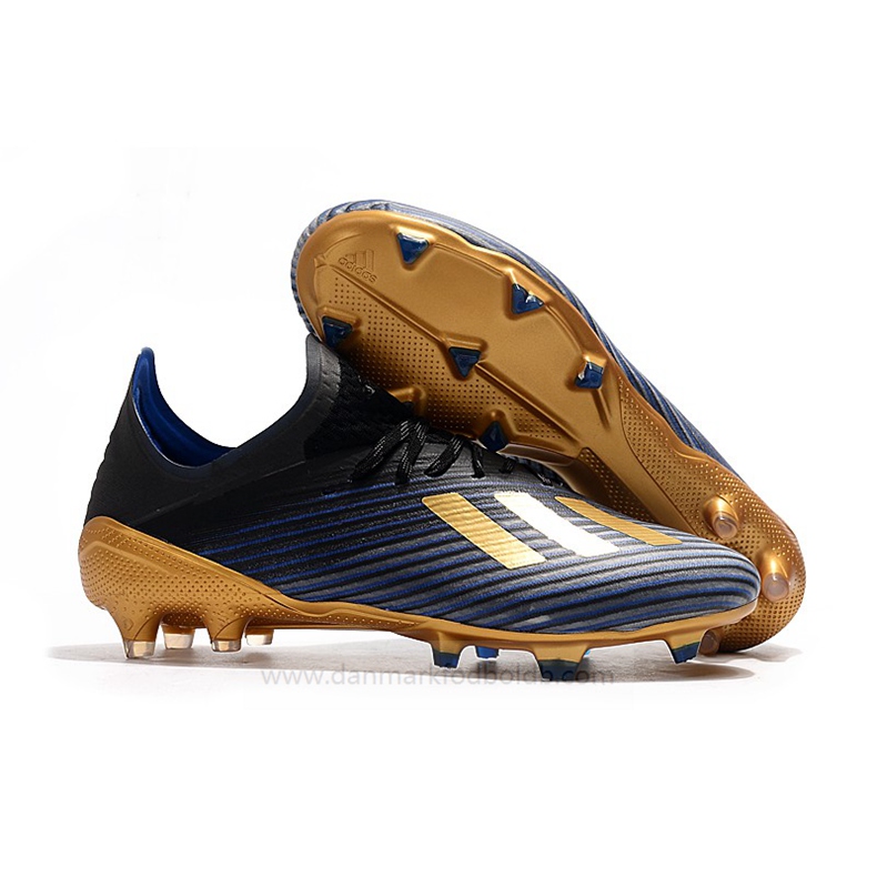 Adidas X 19.1 FG Fodboldstøvler Herre – Blå Guld – fodboldstøvler udsalg,billige fodboldstøvler