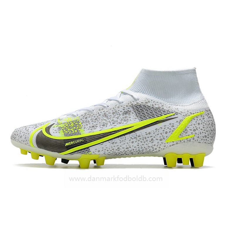 Nike Mercurial Superfly 8 Elite Ag Silver Safari Fodboldstøvler Herre – Hvid Sort Neon – fodboldstøvler udsalg,billige fodboldstøvler