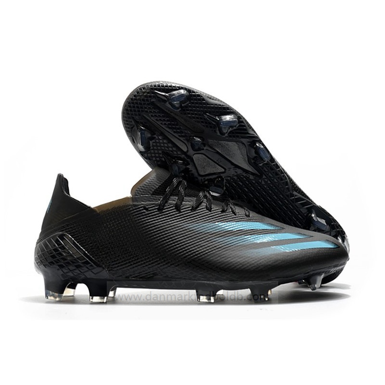 Adidas X FG Fodboldstøvler Herre Sort Blå – fodboldstøvler udsalg,billige fodboldstøvler