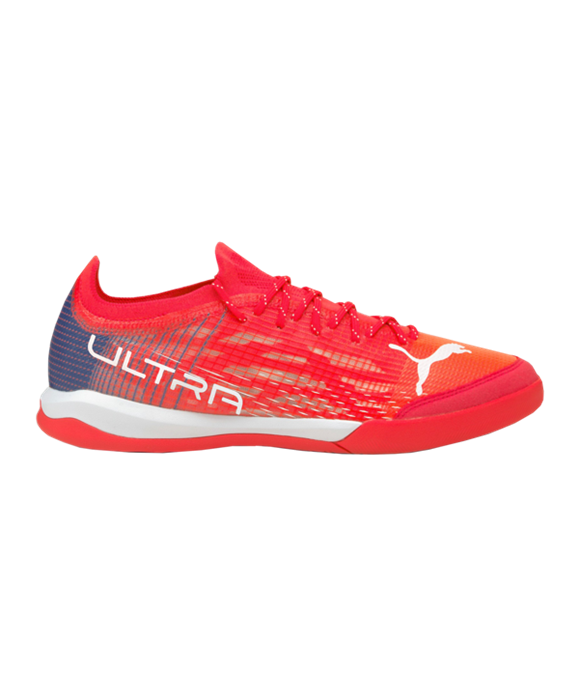 Puma ULTRA 1.3 Faster Football Pro Court – Rød Grøn Hvid F01
