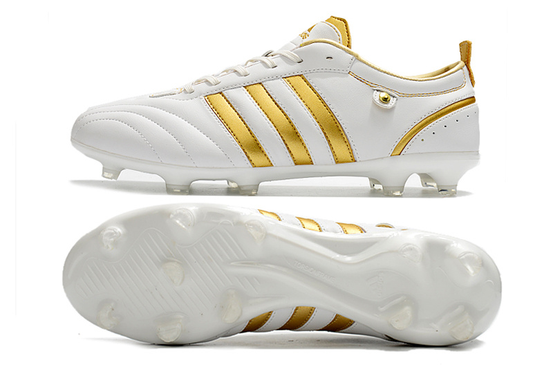 Adidas ADIPURE FG Fodboldstøvler Hvid Gold