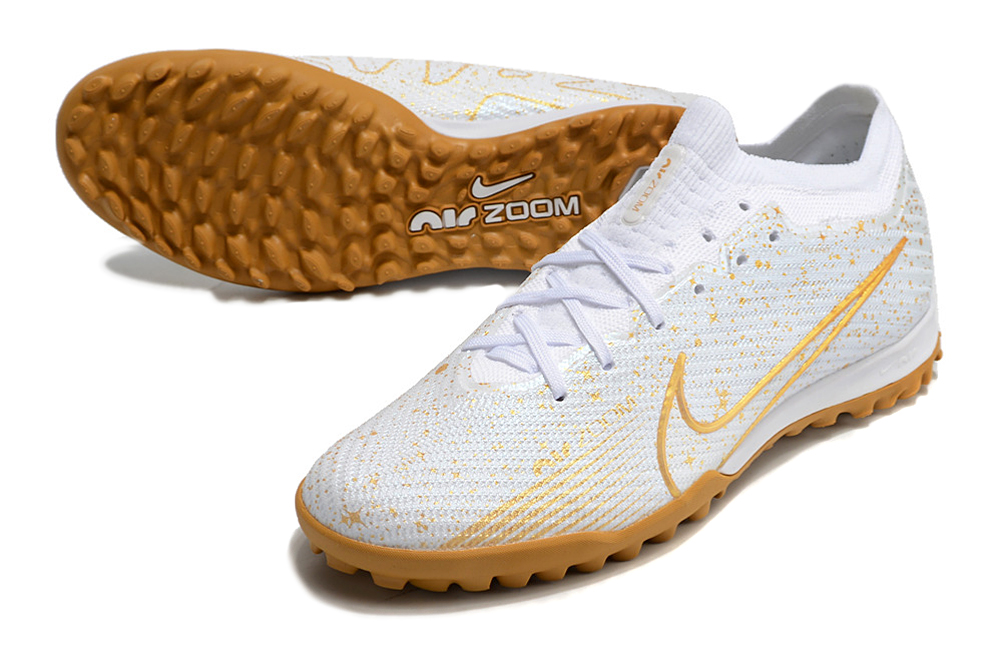 Nike Air Zoom Mercurial Vapor XV Elite TF Fodboldstøvler Hvid Guld