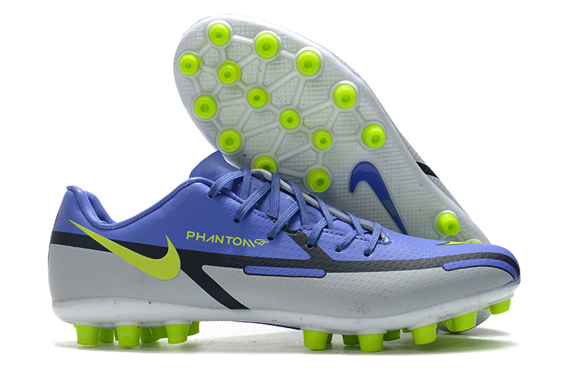 Nike Phantom GT2 AG Fodboldstøvler Blå Hvid Grøn