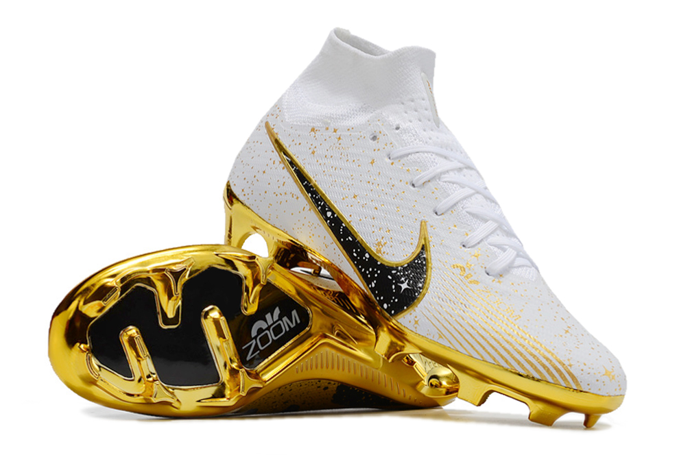 Nike Mercurial Vapor Elite FG Hvid Guld – fodboldstøvler udsalg,billige fodboldstøvler