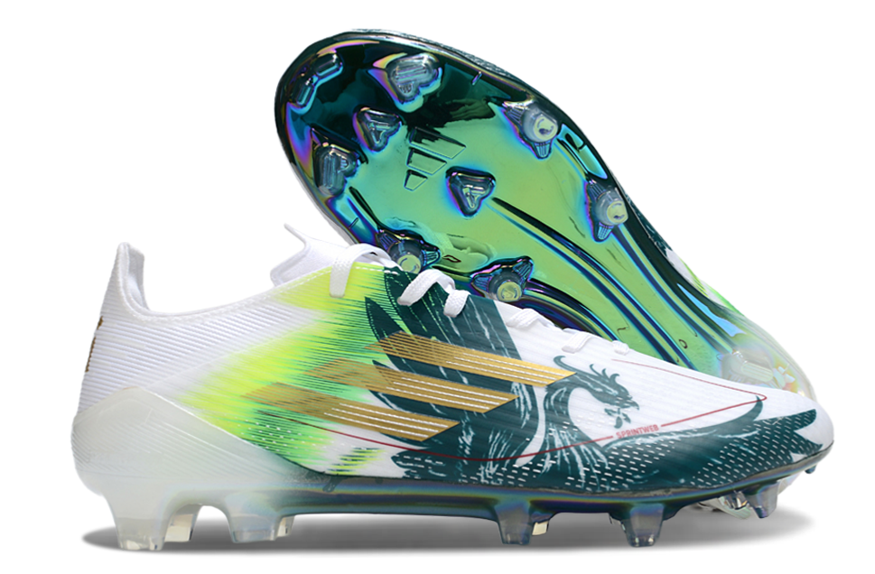Adidas F50 Elite FG M. Salah Fodboldstøvler Hvid Grøn