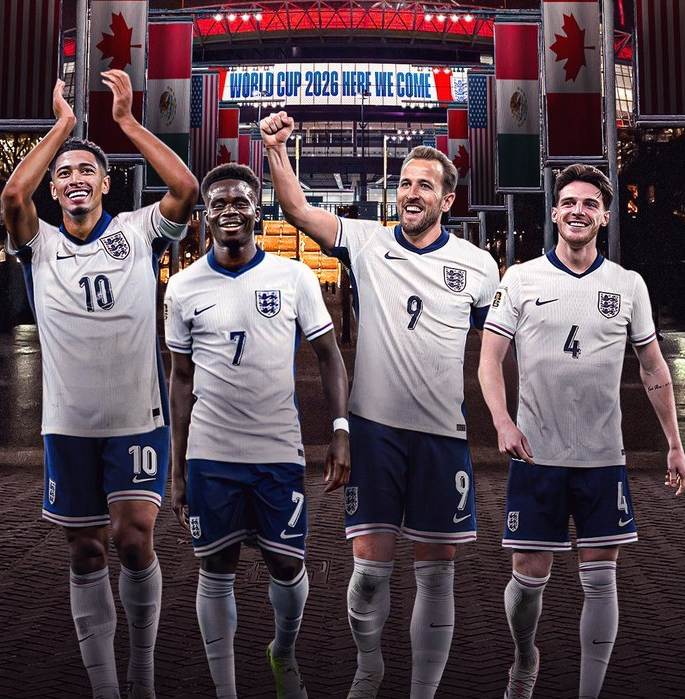 England Kvalificerer sig til VM 2026 som Første Europæiske Hold!