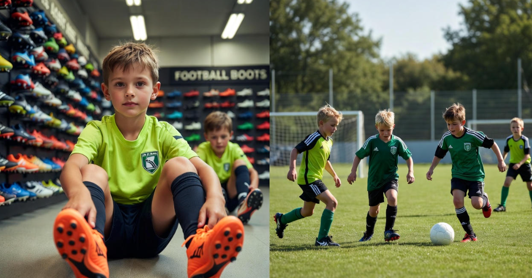 Fodboldstøvler til børn med brede eller smalle fødder