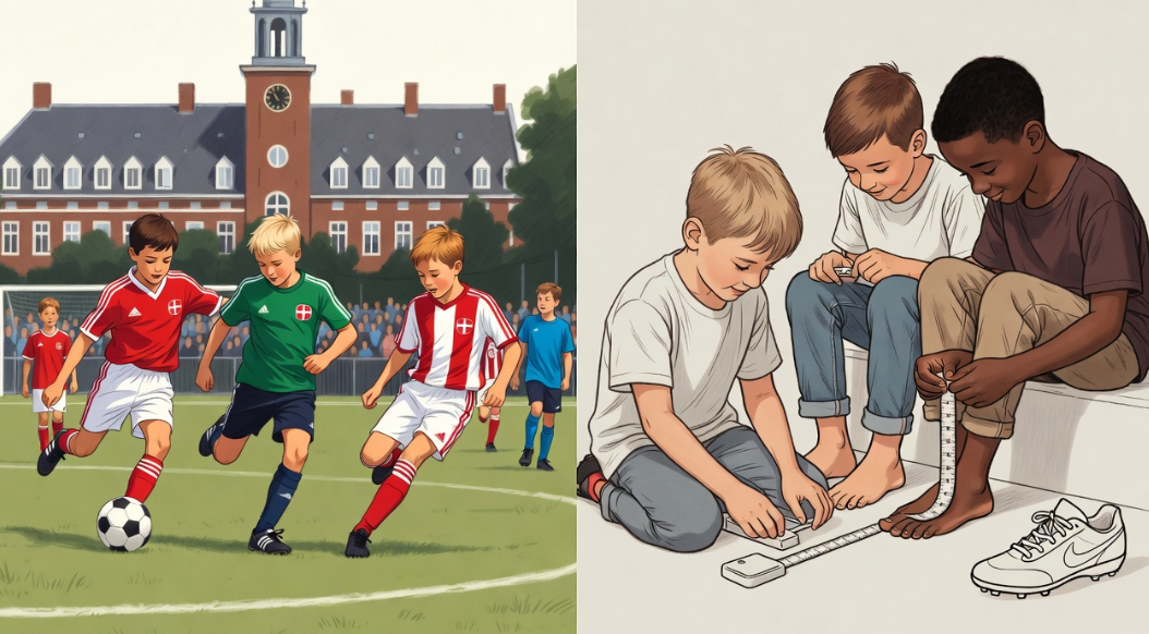 Betydningen af Brede Fodboldstøvler i Støtte til Børns Fodudvikling Under Sportsaktiviteter